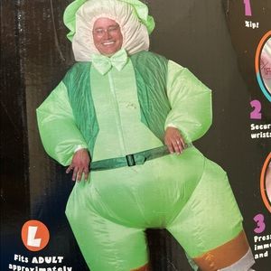 Leprechaun Full Body Ballon Costume Adult Large Fun 🍀☘️🍀☘️🍀☘️🍀☘️🍀☘️🌈🌈🌈
